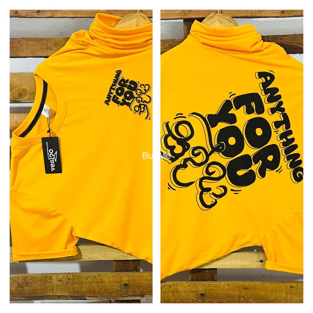 YELLOW TRENDING TSHIRTS - ANYTHING FOR YOU SUDDA