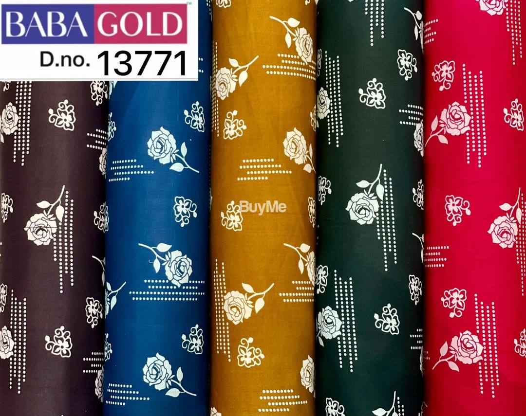 BABA GOLD MAXI MATERIAL DESIGN 3 (FLORAL PRINT)