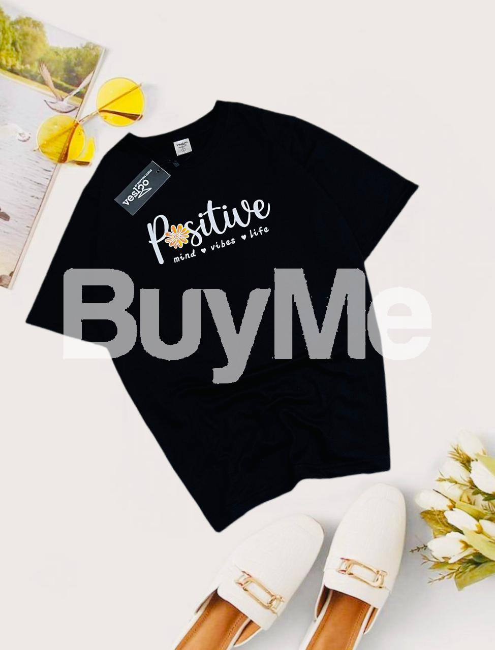 LADIES BAGGY TSHIRT - BLACK