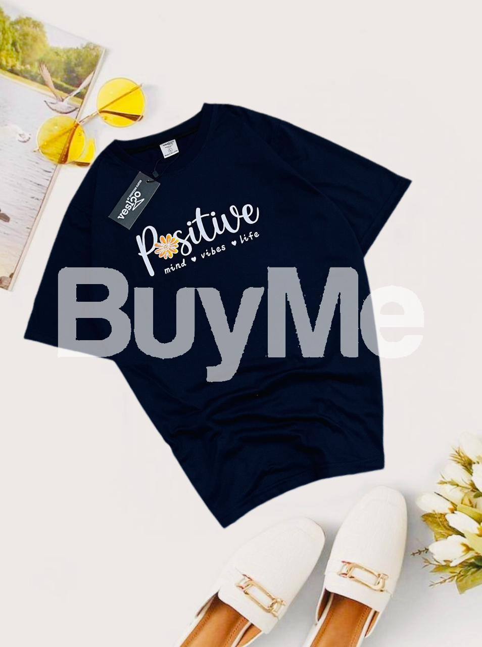 LADIES BAGGY TSHIRTS - DARK BLUE