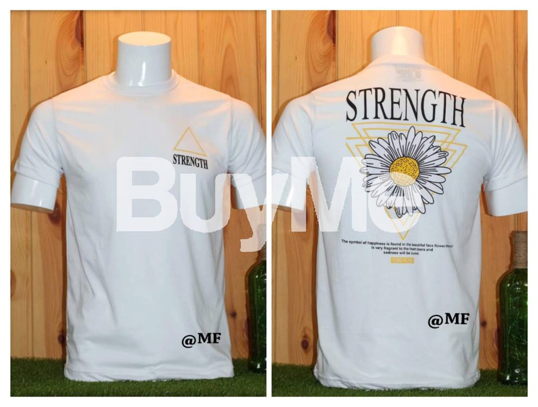 MF BRAND WHITE COLOUR T- SHIRT