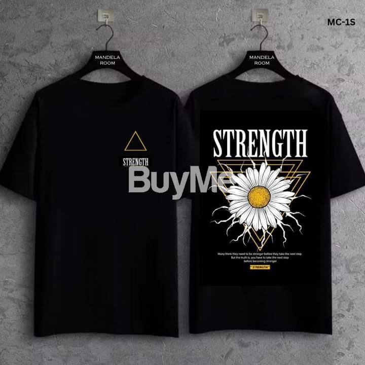 BLACK COLOUR T - SHIRT MF BRAND