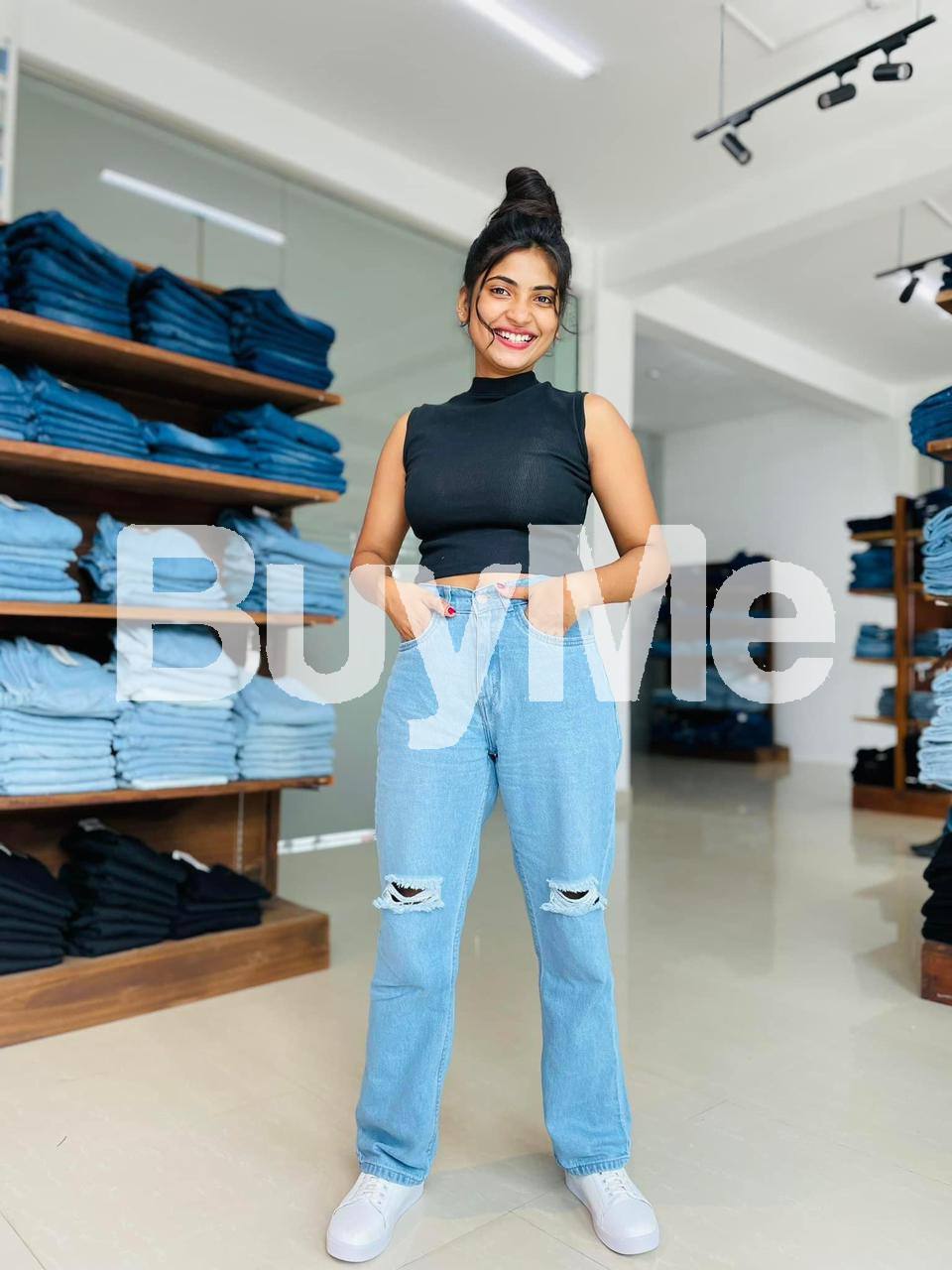 LADIES DENIM BLUE