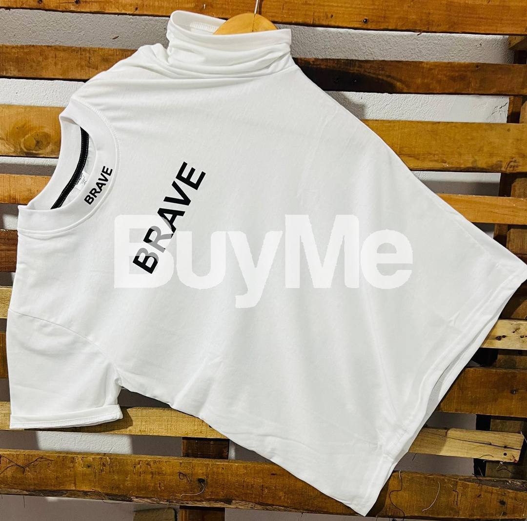 T - SHIRT FOR MEN (BRAVE) - WHITE