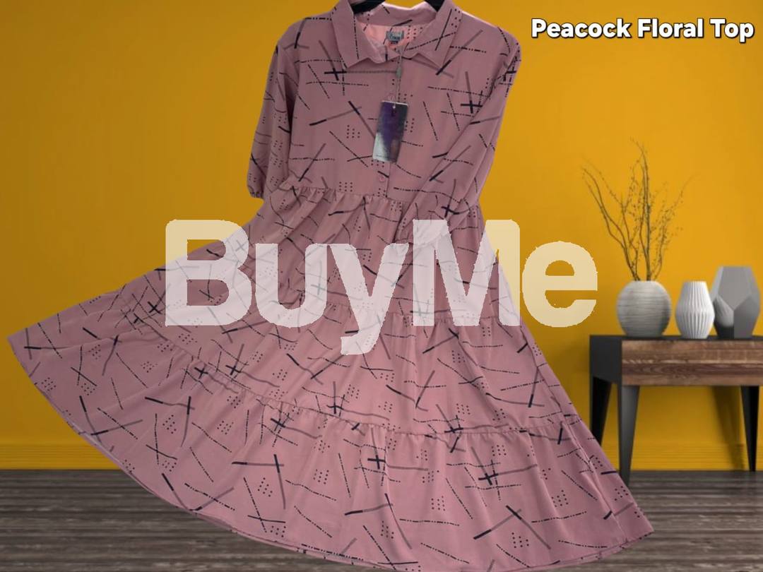 PEACOCK FLORAL TOP - PINK
