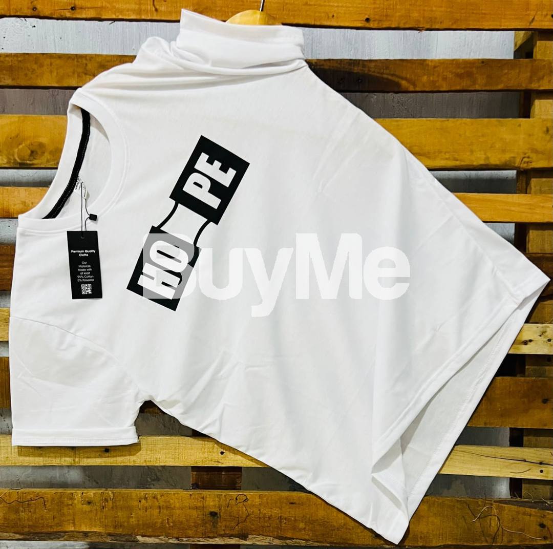 WHITE COLOUR MEN'S T - SHIRT