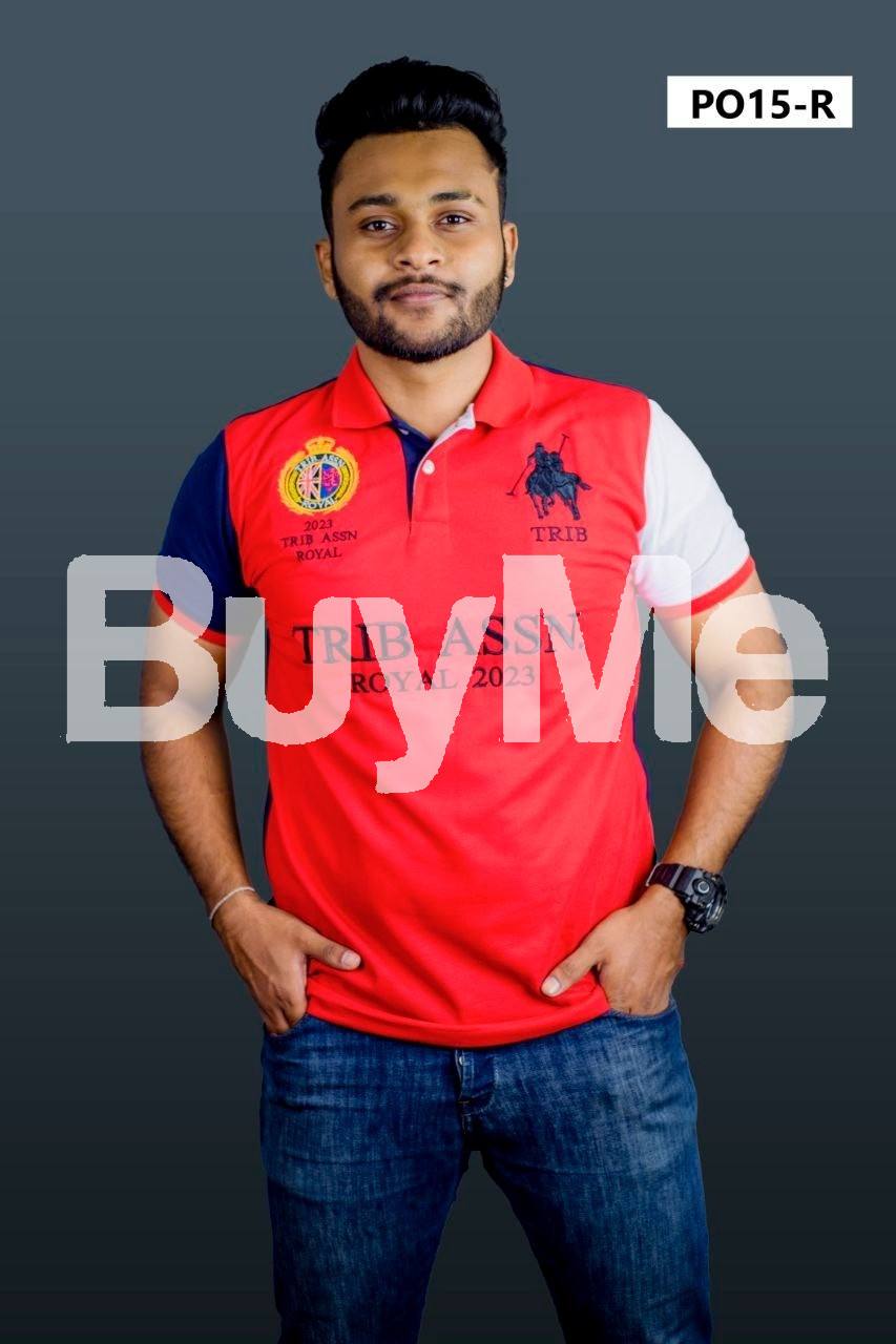 TRIB BRAND T - SHIRT SHORT SLEEVED - RED