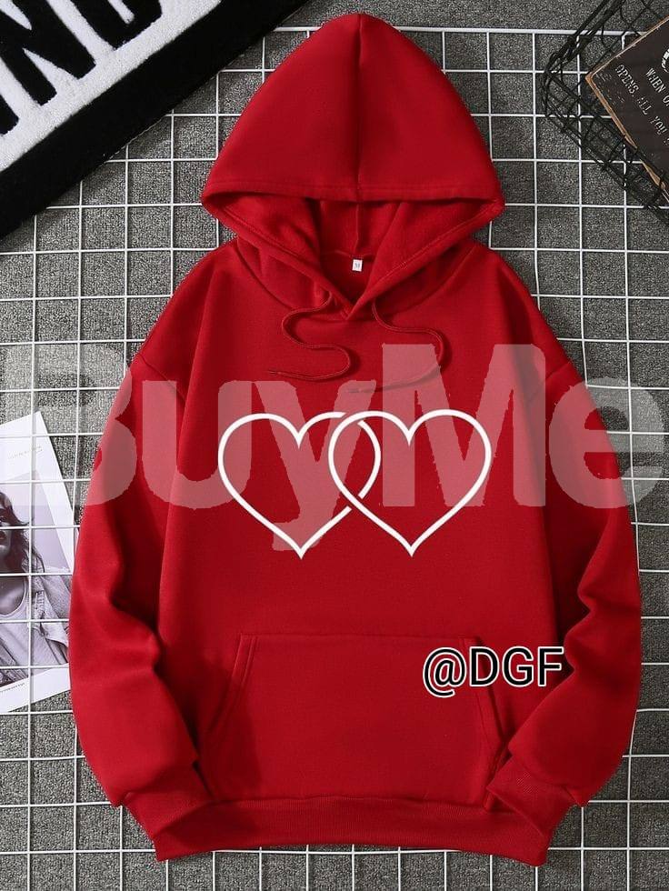 UNISEX HOODY - RED