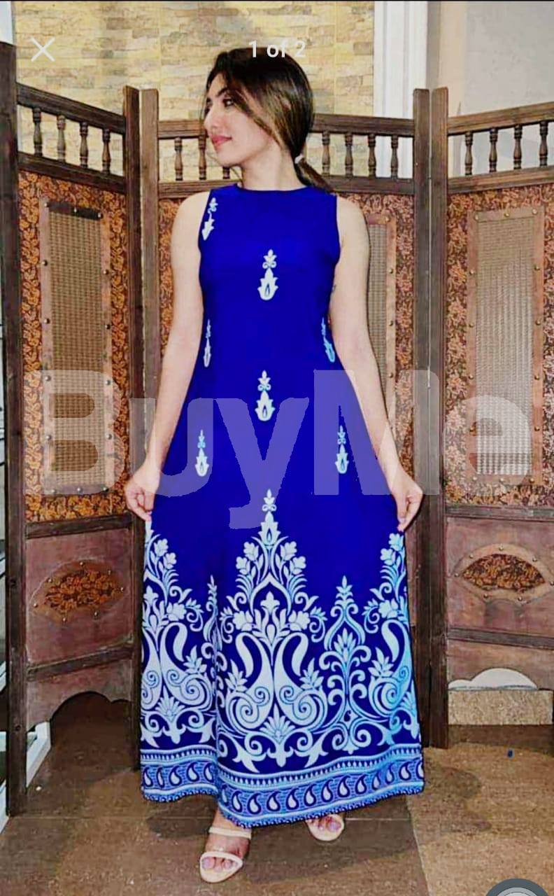 LONG FROCK - BLUE
