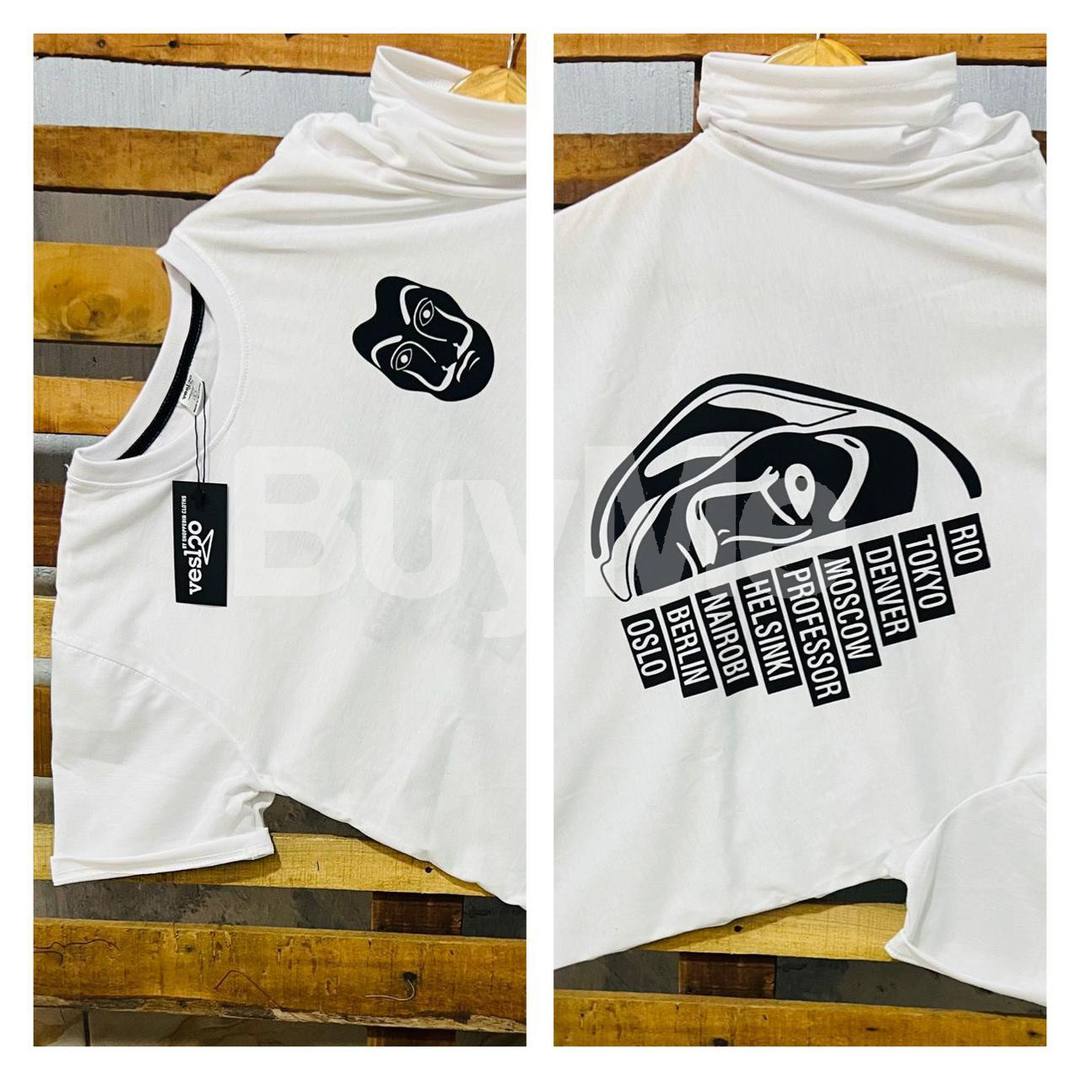 WHITE COLOUR VESLOO BRAND T-SHIRT