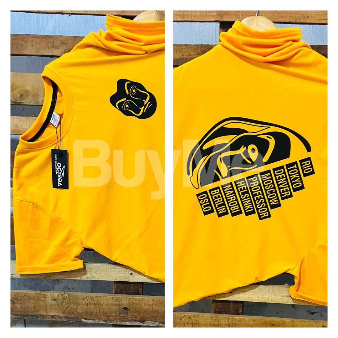 YELLOW COLOUR VESLOO BRAND T-SHIRT