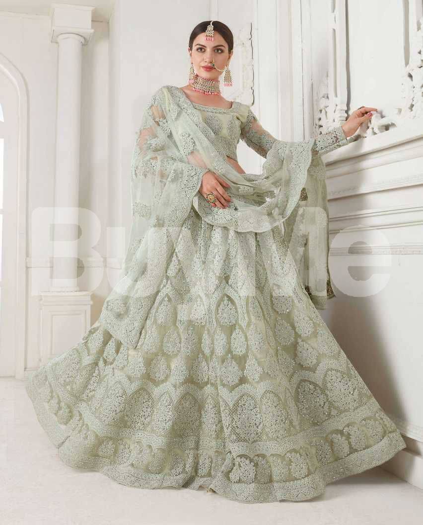 LEHENGA SET - WHITE