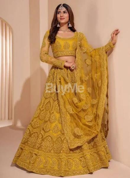LEHENGA SET - YELLOW
