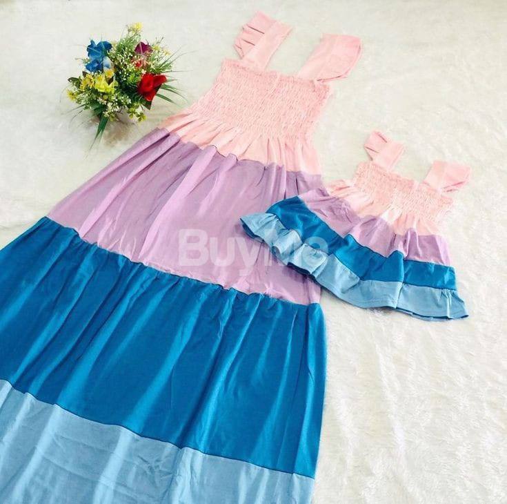 MOM AND DAUGHTER DRESS SET