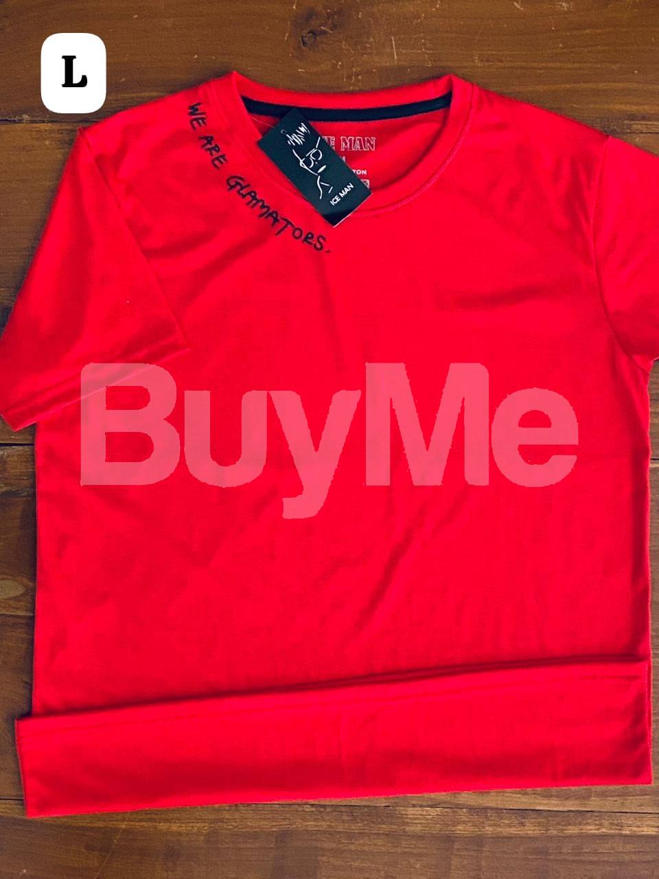 PREMIUM QUALITY COTTON CREW NECK UNISEX T- SHIRT - RED