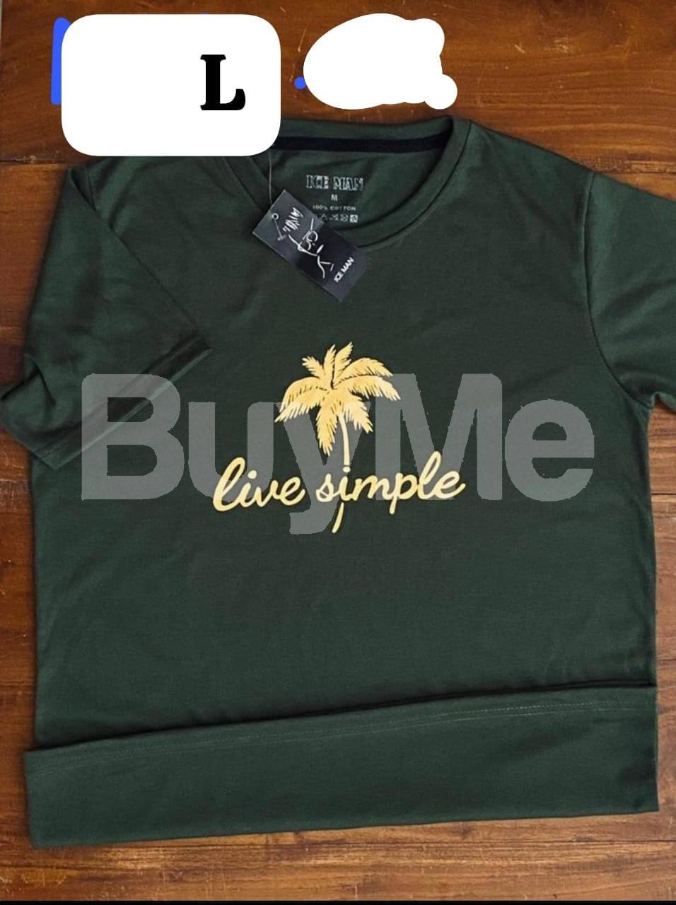 PREMIUM QUALITY COTTON CREW NECK UNISEX T- SHIRT - DARK GREEN