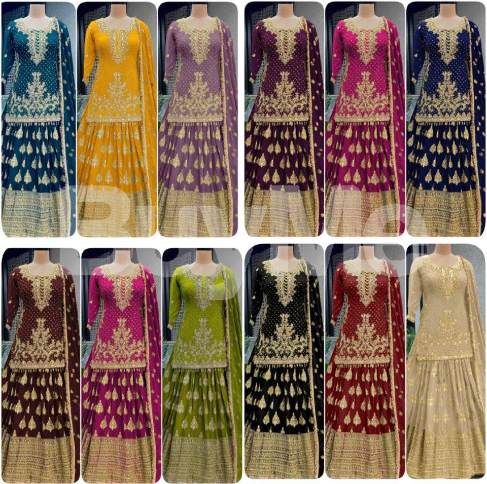 LEHENGA WITH LONG TOP - NEW COLORS