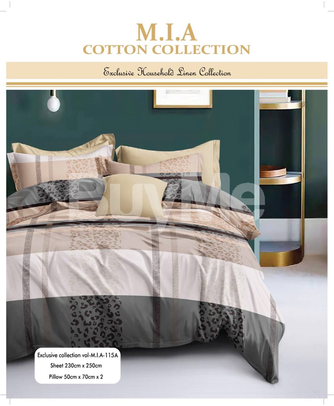 M.I.A BEDSHEET (PRINTED) KING SIZE