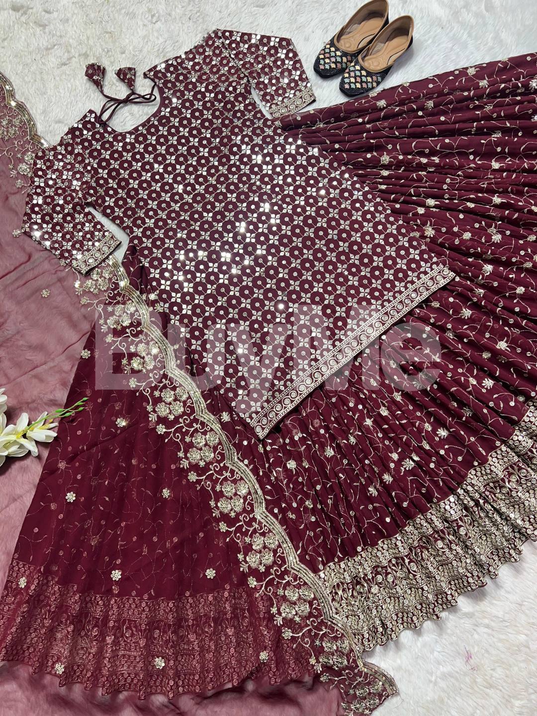 LEHENGA - MAGENTA COLOR
