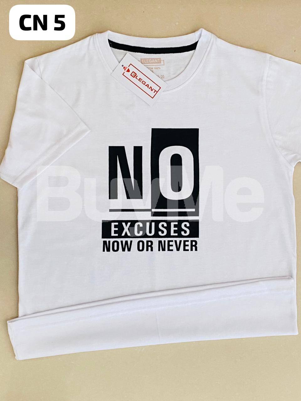 WHITE COLOR PRINTED T SHIRTS