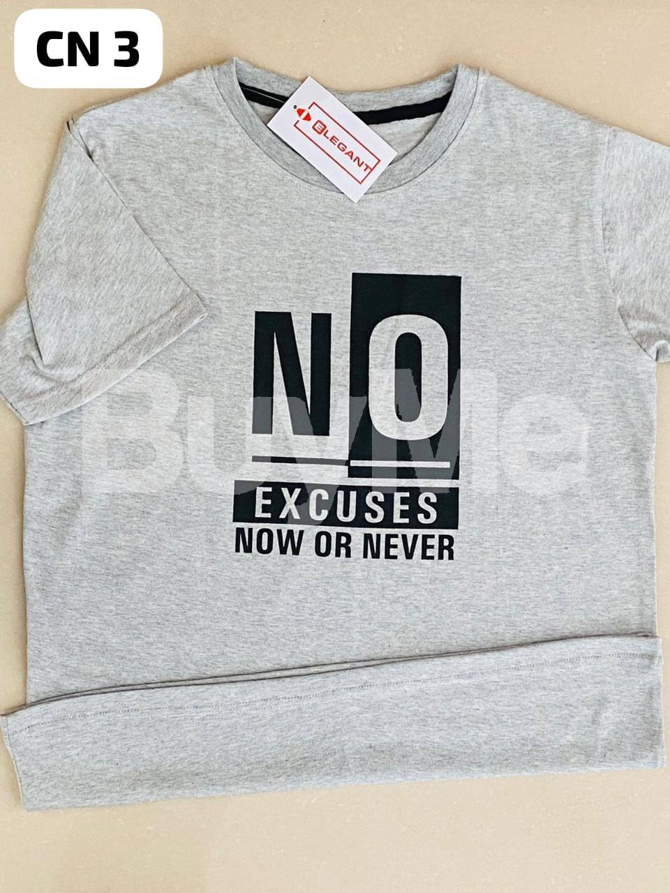 GREY COLOR PRINTED T SHIRTS