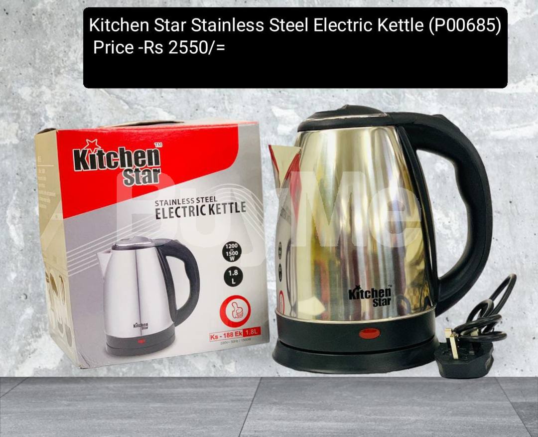 KITCHEN STAR STAINLESS STEEL ELECTRIC KETTLE