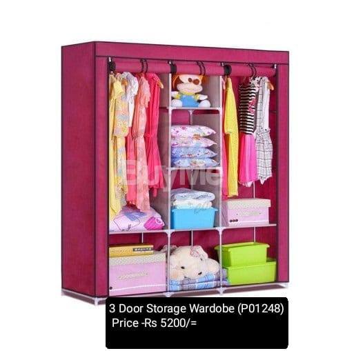 3 DOOR STORAGE WARDOBE