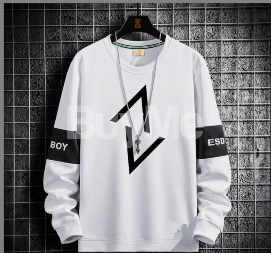 THICK LONG SLEEVED T-SHIRT WHITE