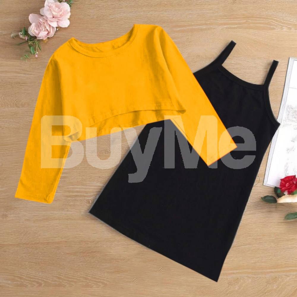 L701 - CROP ONLY YELLOW COLOUR