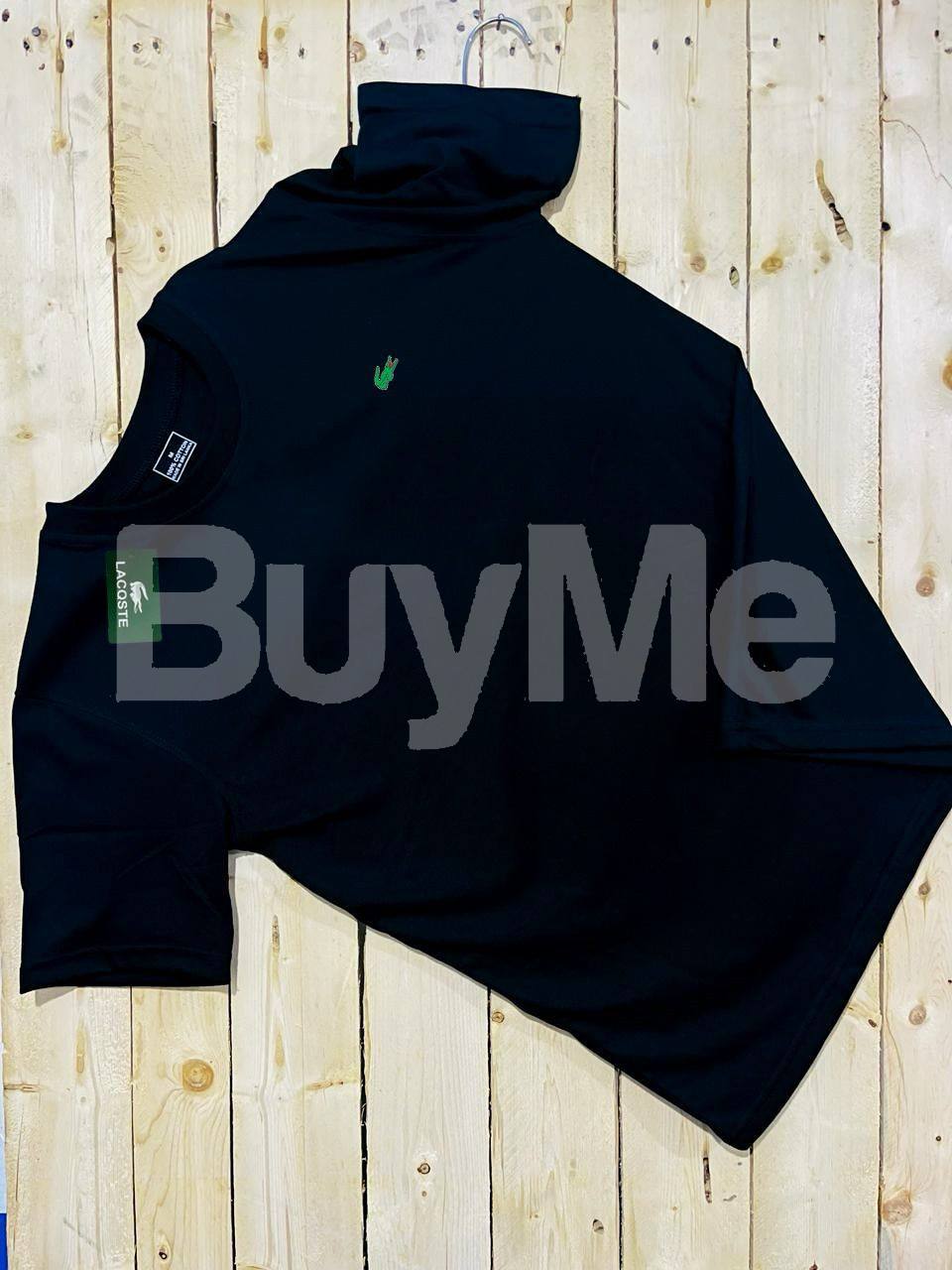 CROCADILE- CREW NECK T SHIRT - BLACK
