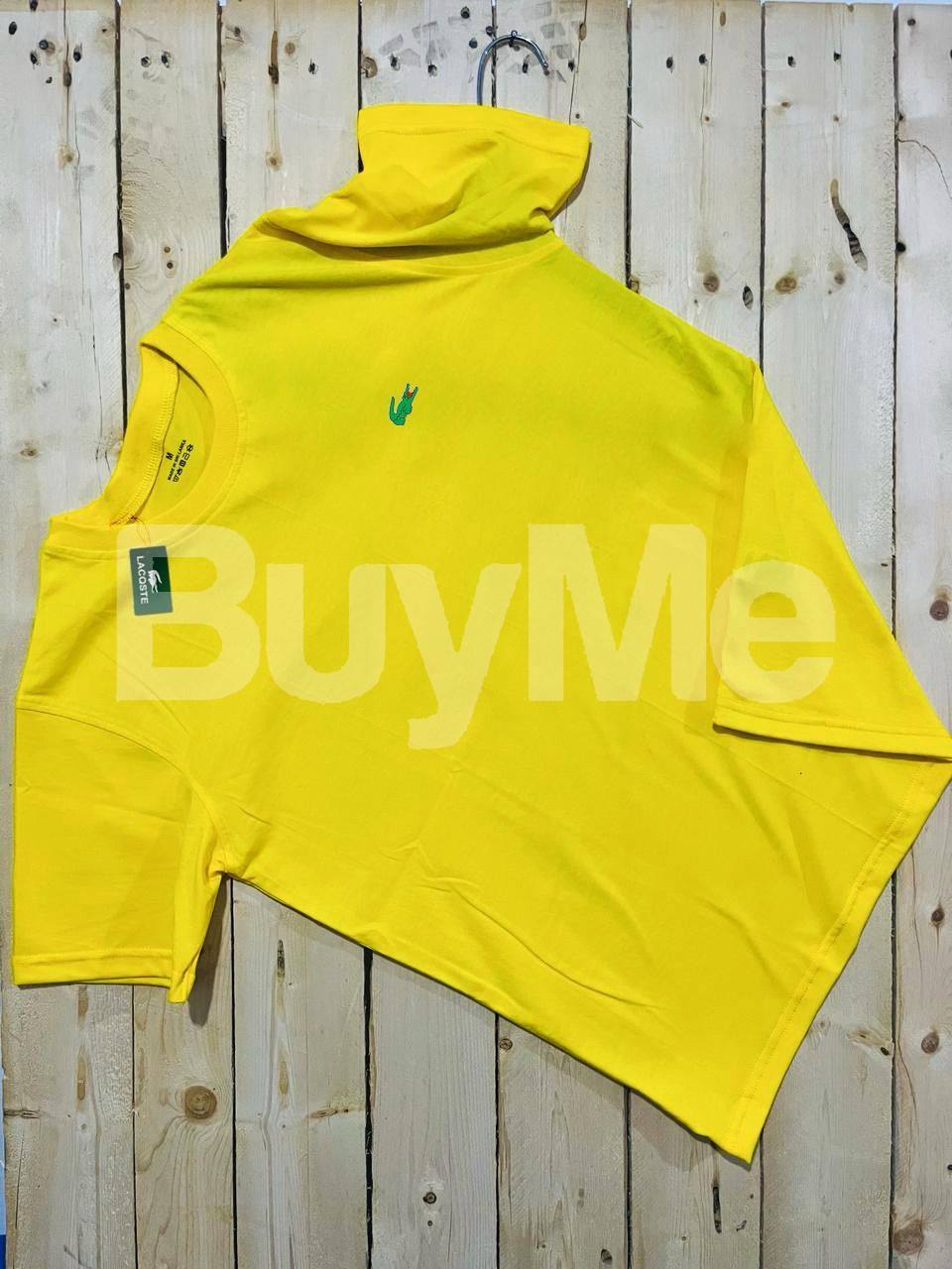 CROCADILE- CREW NECK T SHIRT - YELLOW