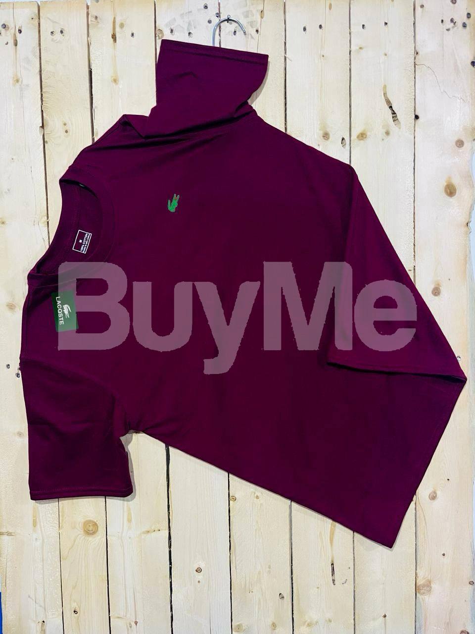 CROCADILE- CREW NECK T SHIRT-MAROON