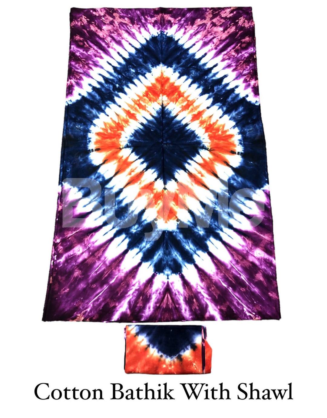 COTTON BATHIK WITH SHAWL - 3