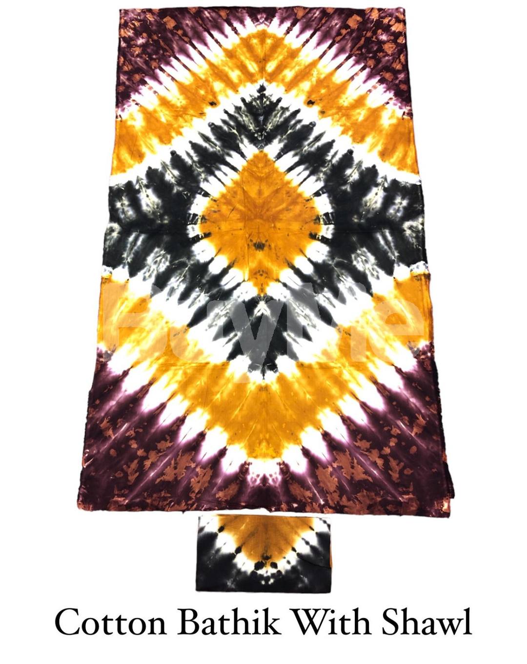COTTON BATHIK WITH SHAWL - 8