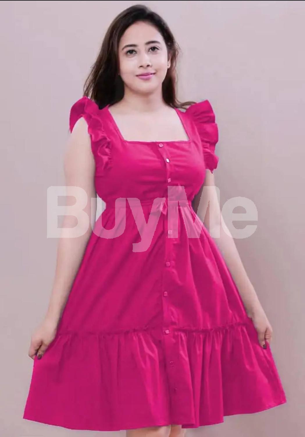 NEW DESIGN SHORT FROCK - PINK