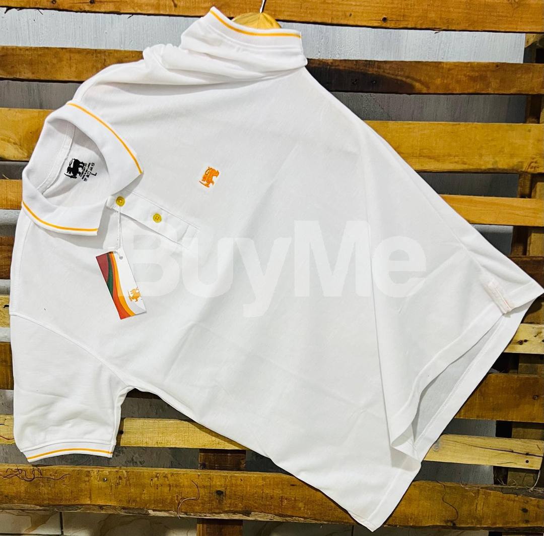 COLLAR TSHIRTS 220 GSM - WHITE
