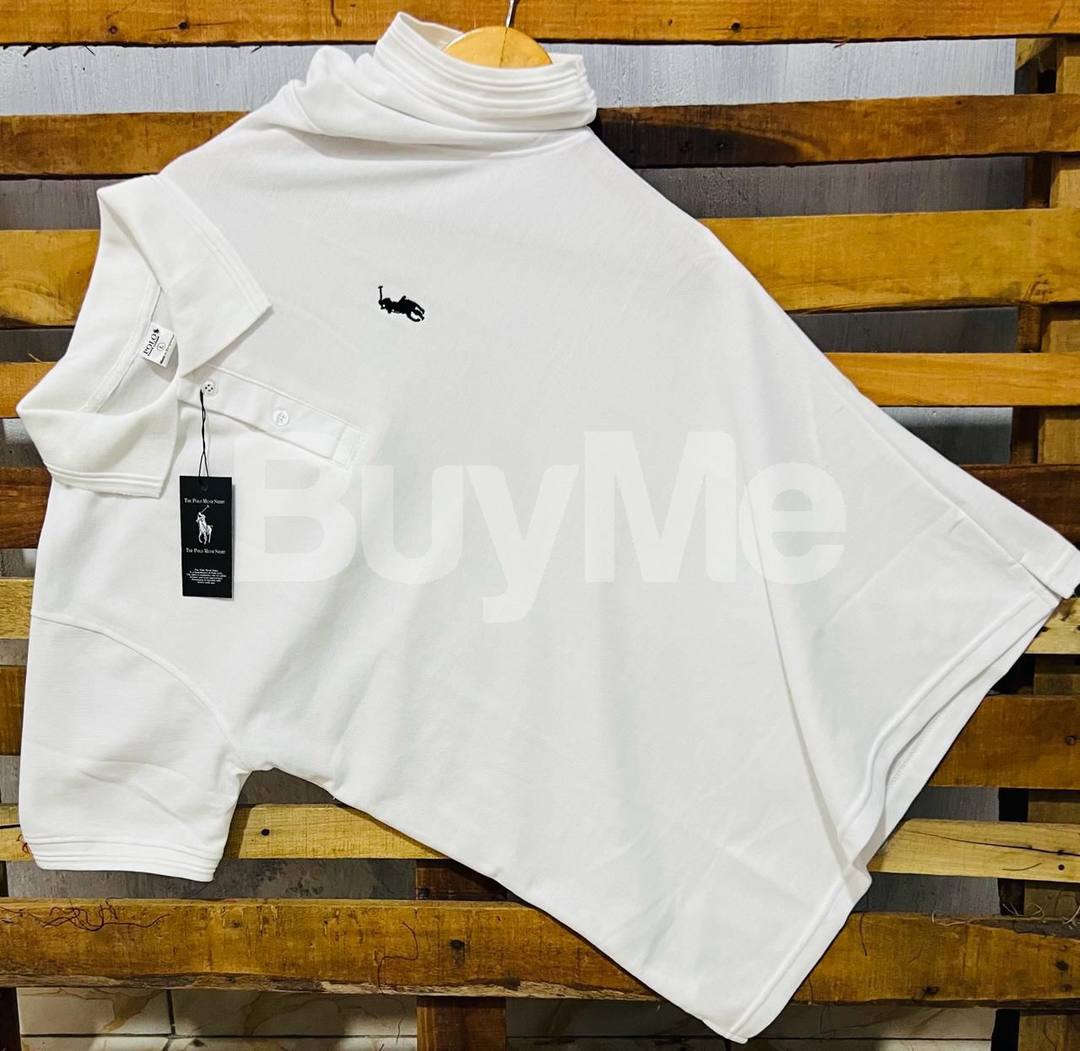 TOMMY / POLO / LACOSTE COLLAR TSHIRTS PREMIUM QUALITY - WHITE