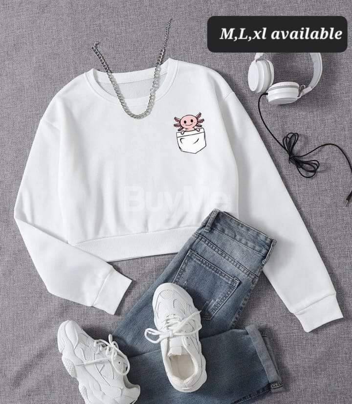 LONG SLEEVE TSHIRT - WHITE