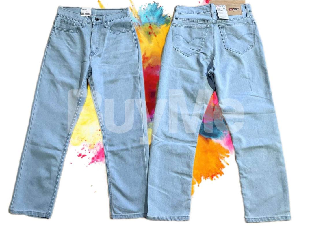 NON PATCH MOM JEANS HIGHWAIST - LIGHT BLUE