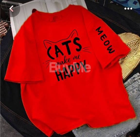 BAGGY CROP - TOP -RED
