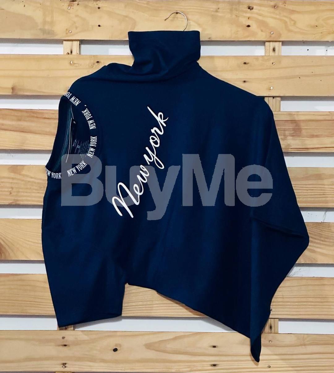RIB PRINT T SHIRT GSM180 SINGLE GURSY - DARK BLUE