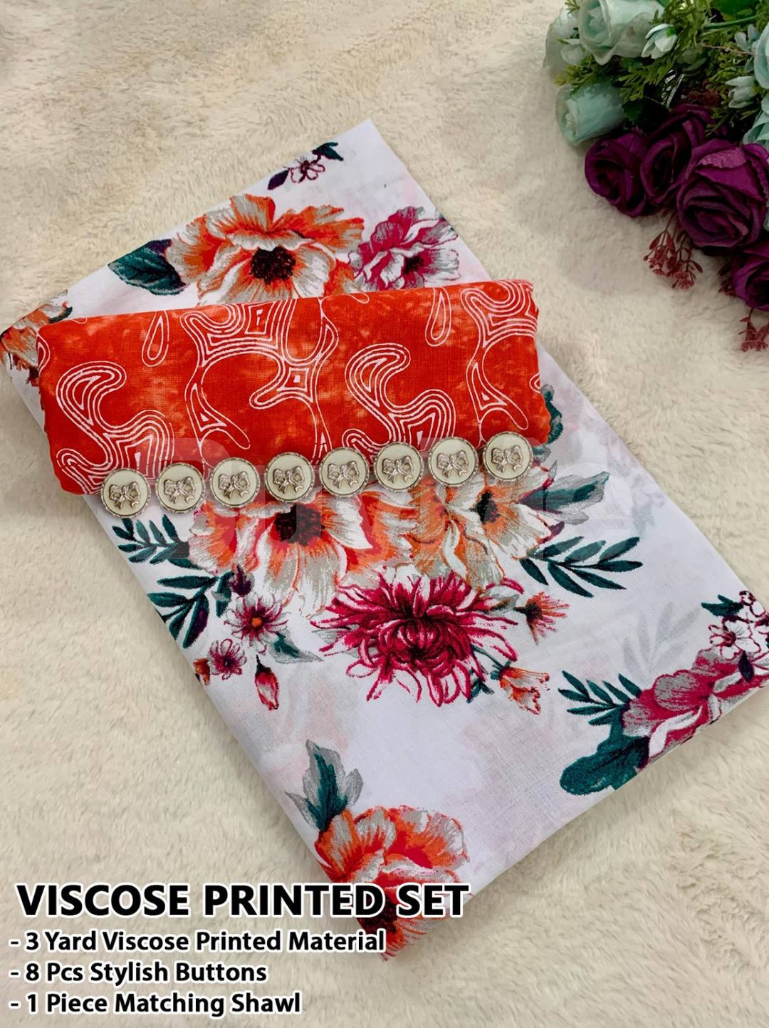 VISCOSE PRINTED SET - 1