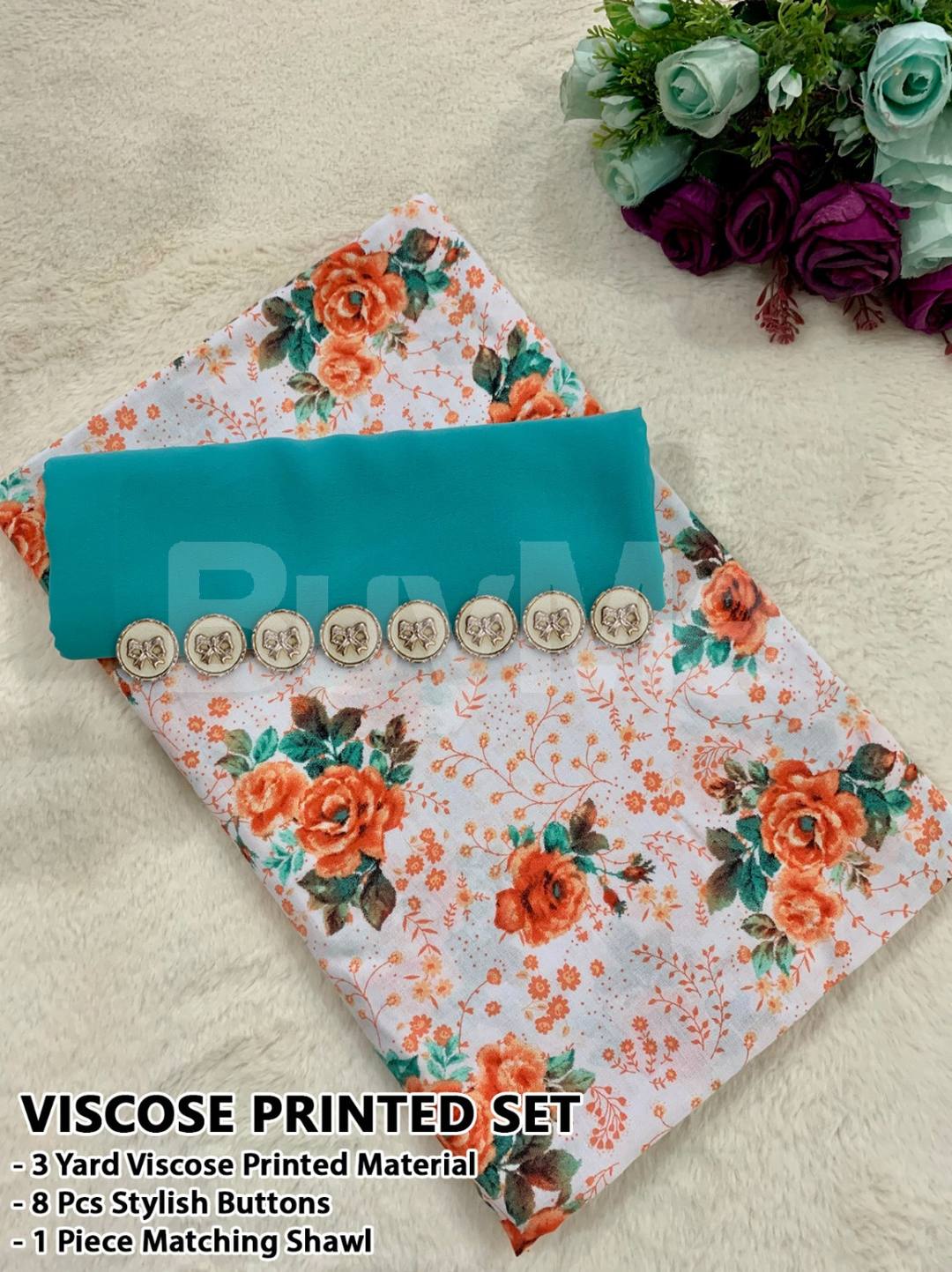 VISCOSE PRINTED SET - 2