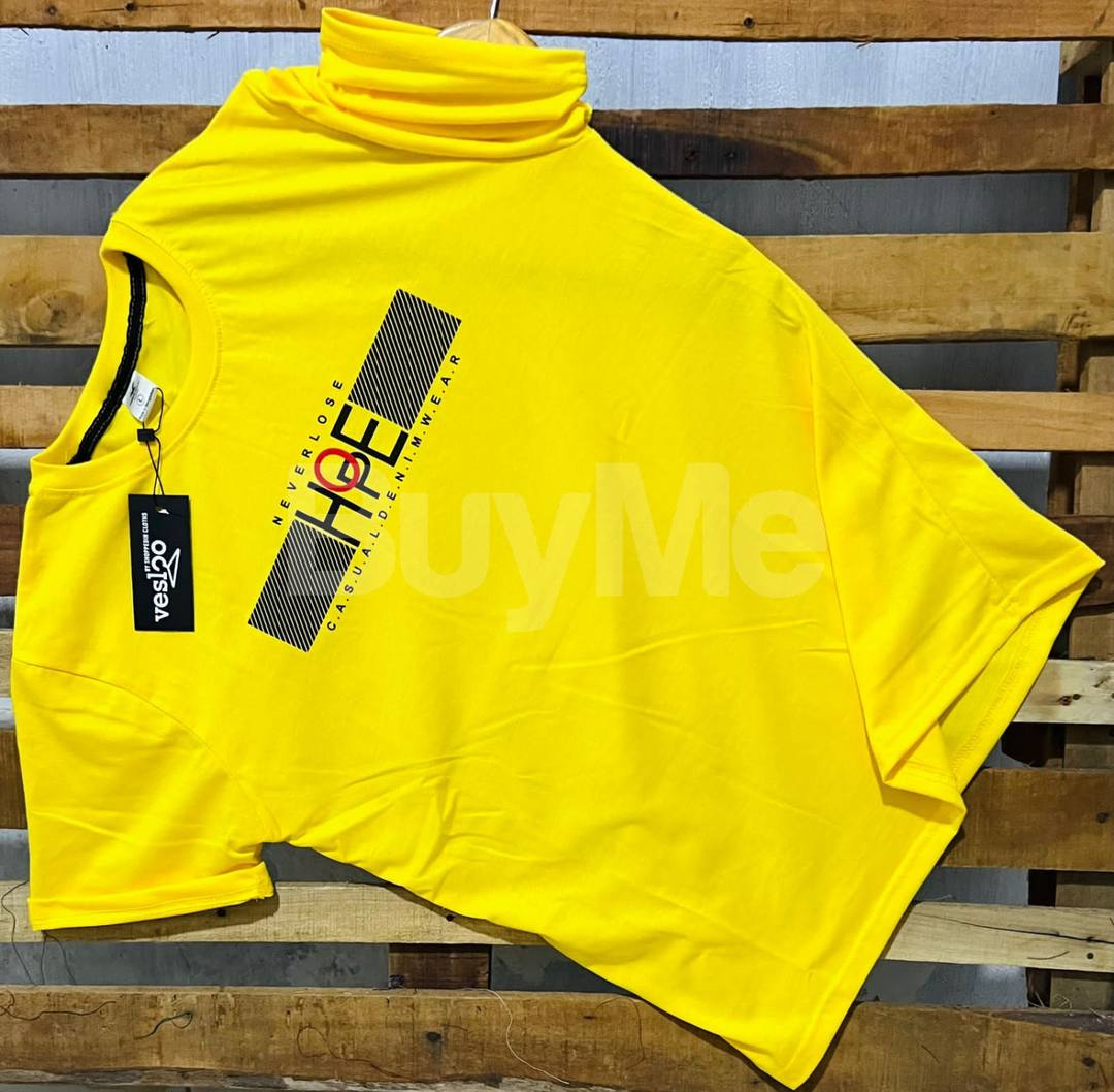 CREW NECK TSHIRTS PREMIUM QUALITY 180 GSM - YELLOW
