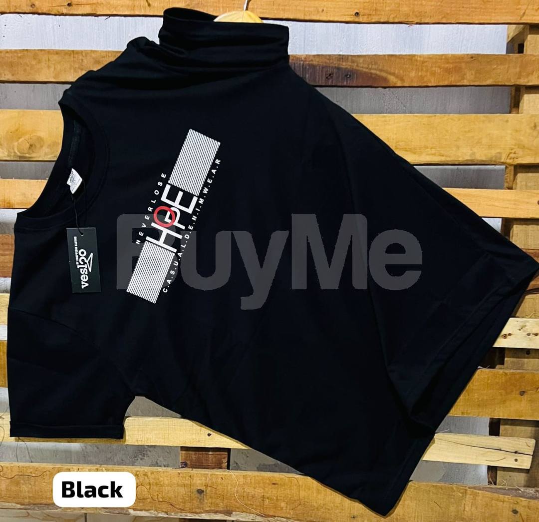 CREW NECK TSHIRTS PREMIUM QUALITY 180 GSM - BLACK COLOUR