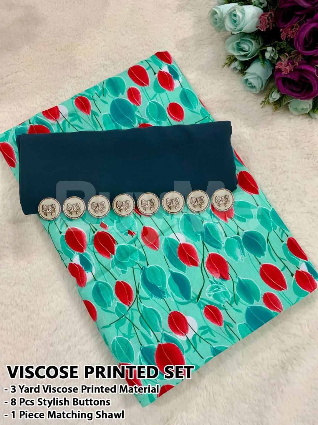 VISCOSE PRINTED SET - 5