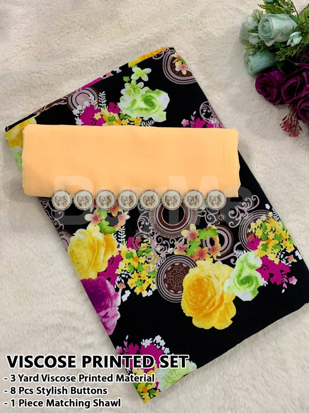 VISCOSE PRINTED SET - 6