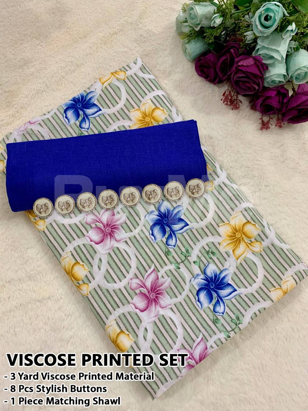 VISCOSE PRINTED SET - 7