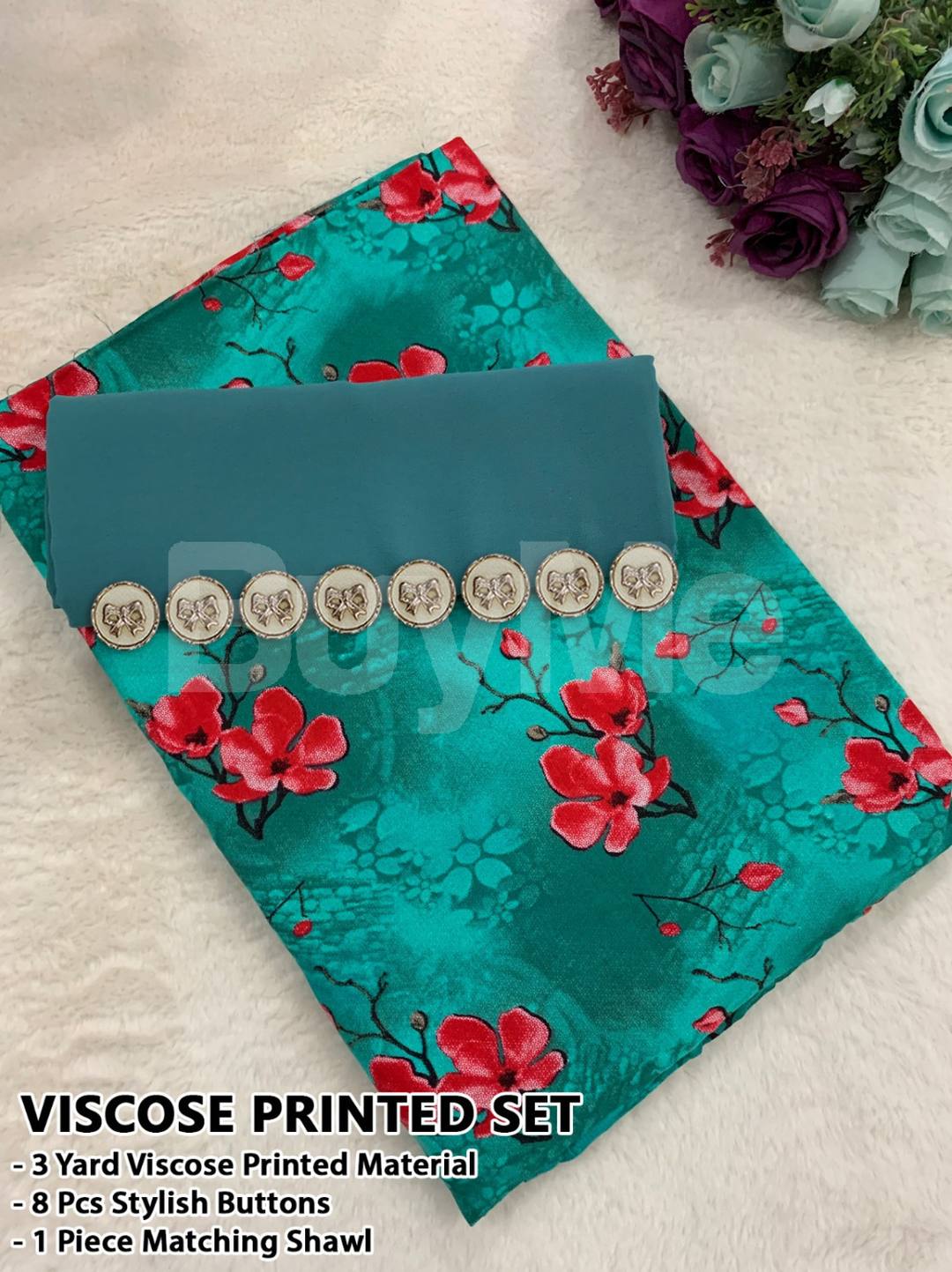 VISCOSE PRINTED SET - 8