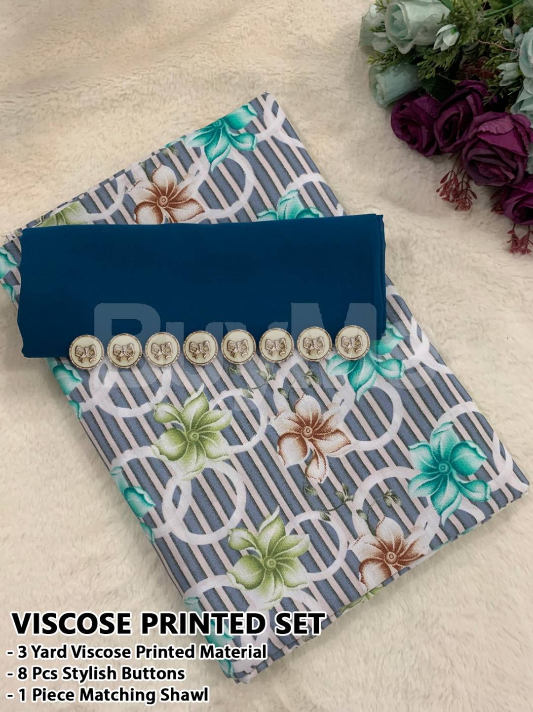 VISCOSE PRINTED SET - 10